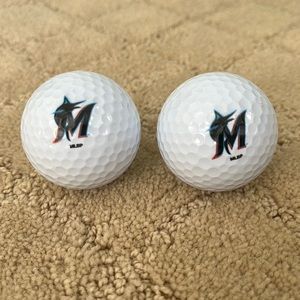 Miami Marlins golf balls